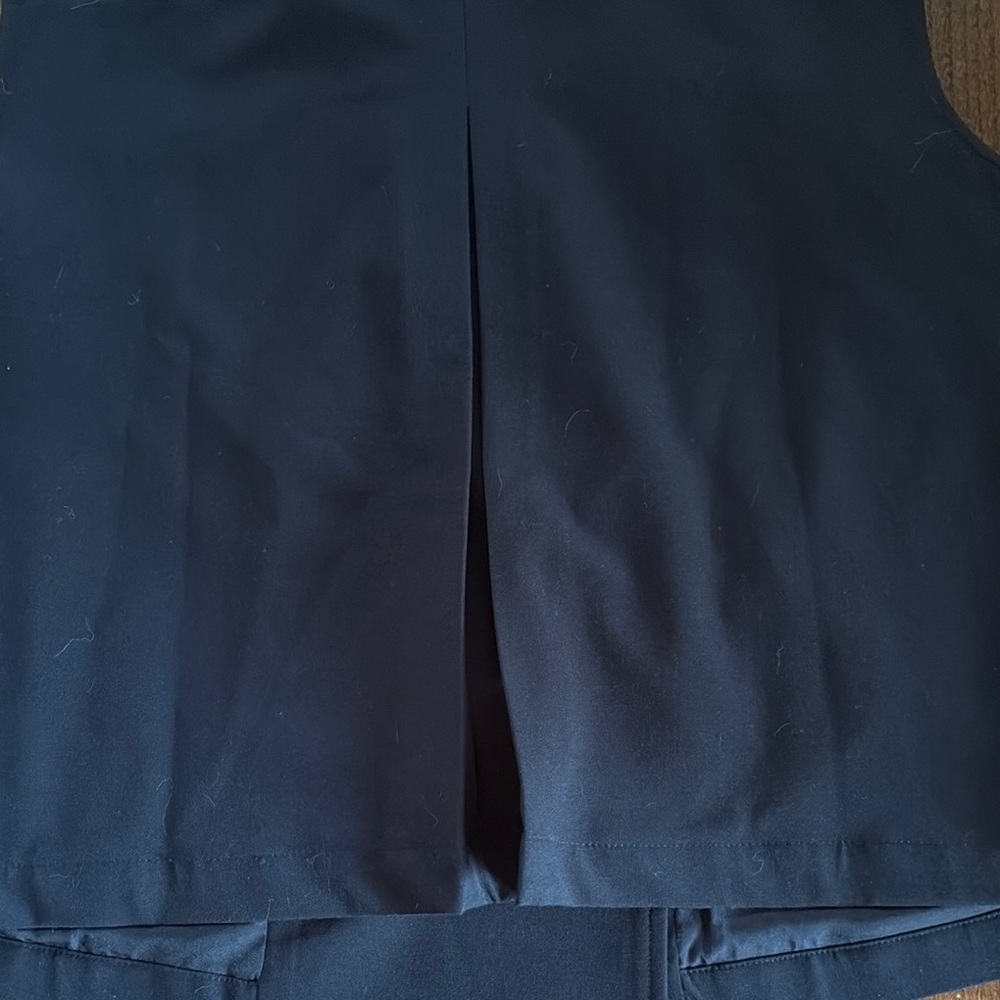 Halogen Black Women's Sleeveless Double-Breasted Trench Vest medium - Picture 14 of 16